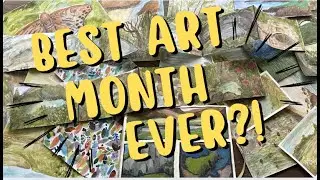June Art Tour | Setting Art Intentions | My Best Art Month?!