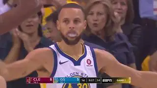 Stephen Curry Scores 29 points in Game 1 vs Cavaliers in NBA Finals 2018