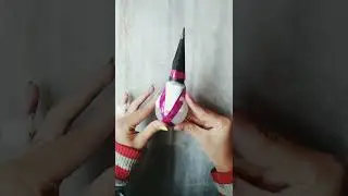 How to make ☃️snowman with old fuse 💡bulb /carft/snowman
