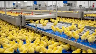 Inside a Chicken Mega Factory | Egg Incubation Technology and Broiler Raising Process