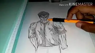 Sketching/Inking a Character for my ''Homemade Comic book''| Crystals Volume 1