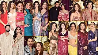 Celebs Star-Studded Manish Malhotra Diwali Party 2024 - Alia, Kriti, Jhanvi, Shilpa, Raveena, Kajol