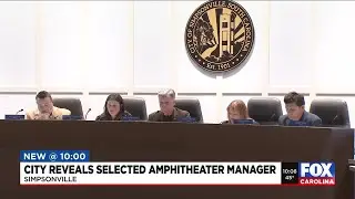 Officials reveal newly selected manager of CCNB Amphitheatre in Simpsonville