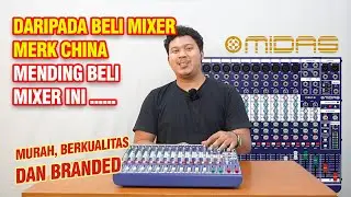 MURAH DAN BRANDED INI DIA MIXER ANALOGNYA MIDAS | REVIEW MIXER ANALOG MIDAS DM16