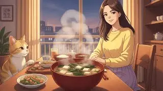 Simple Miso Soup After Work | A Cozy Comfort Night at Home (No Talking)