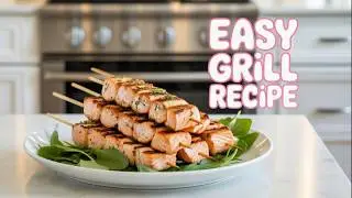 Salmon Kebab Recipe | How to Prepare Grilled Salmon Kebabs | Kitchen