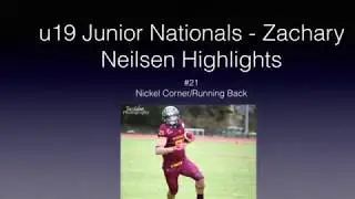 Zachary Neilsen - u19 Junior Nationals Highlights