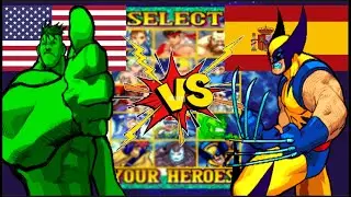 Marvel vs Capcom - clash of super heroes NoClu3 vs NM_Akuma