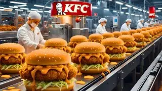 How KFC's Zinger Burger Is Made Actually?