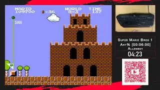 PATSG Charity Drive - Super Mario Bros. any% by Allenbot