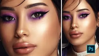 Beauty Portrait Retouch - High End Professional Retouching (Photoshop)