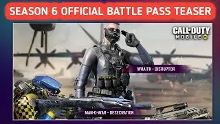 SEASON 6 OFFICIAL BATTLE PASS CHARACTERS & WEAPONS CODM 2022