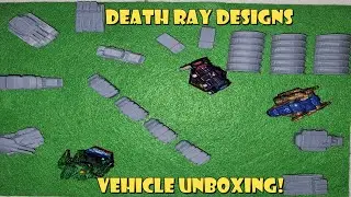 Battletalk E11: Death Ray Designs unboxing - VEHICLES!