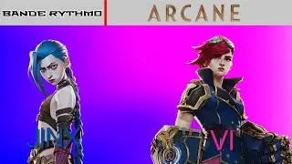BANDE RYTHMO MH DUO 4# - ARCANE (JINX ET VI) 