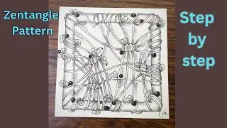 Zentangle Pattern-Vioson By Emily Huang | Drawing Tutorial For Beginners