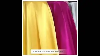 Polyester satin fabric.