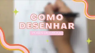 Como desenhar  poses de croqui | Desenho de moda passo a passo @estilistadozero