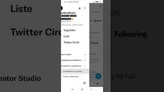 Abilita modalit&agrave; black su Twitter Android App