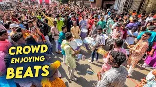 Crowd Enjoying Beats🔥| Tardeo Beats | Girgaon Gudi Padwa 2024