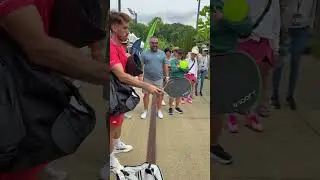 @federico_staksrud showing the @ppatour crowd why he's #1 #ppa #pickleball