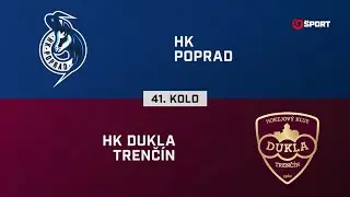 41. kolo: HK Poprad – HK Dukla Trenčín 3:2 pp (HIGHLIGHTY)
