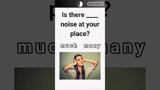 #shorts 🎧 #2 English QUIZ | Much or Many? | ⚠️A1