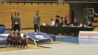 TeamGym Forbundsmesterskaber micro 1. runde Bellinge Gymnasterne hold 2
