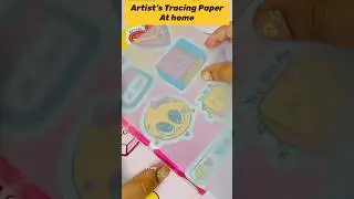 Turn Regular Paper Into Tracing Paper &ndash; Genius DIY Hack! #shortvideo  #stationery #fruity
