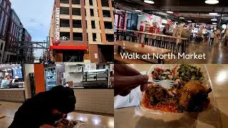 HAVING A WALK AND MEDITERRANEAN BREAKFAST AT NORTH MARKET