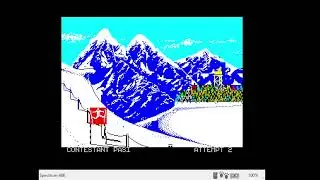 ZX Spectrum, Emulated, Winter Games, Hot Dog, 7.8 points