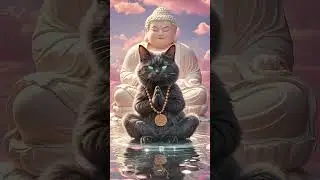 budhha &cat#buddha #cat #cool #kindly #beautifulview #funnyvideo #shorts #goodday #funnymoments