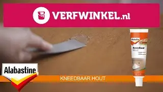 Repareer kleine houtschade op kleur met Alabastine Kneedbaar Hout - TUTORIAL | Verfwinkel.nl