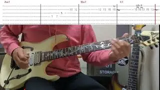 Mid Summer Drivin' REIKO/TOSHIKI KADOMATSU⭐︎Guitar cover⭐︎TAB付