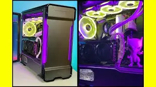 Upgrading My PC Time Lapse (Aesthetic) Corsair iCue QL 120 GIGABYTE AORUS Liquid Cooler 360 NvMe SSD