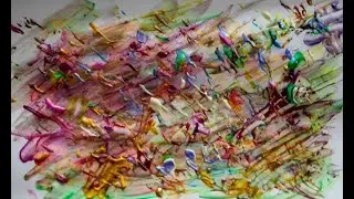 day in the life of an abstract artist | experimental art, healing energy, mental & emotional release