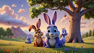 Ricky Rabbit Hops Away | Animal Song for Kids | Nursery Rhymes and Baby Learning Songs