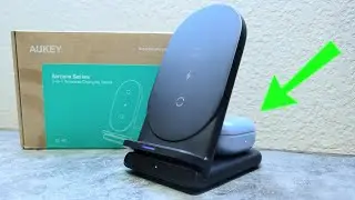 Подставка для беспроводного зарядного устройства AUKEY 2 в 1
