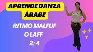 Tutorial de danza árabe coreografía Ritmo malfuf #bellydancetraining