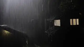 Heavy Rain & Thunder ASMR for Deep Sleep and Relaxation - Live Stream Experience