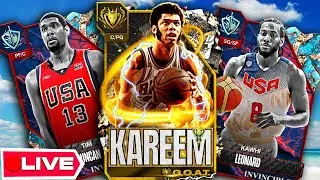 HITTING LVL 40! PG GOAT KAREEM GAMEPLAY! NEW PACKS AND EVENT! NBA 2K24 MYTEAM!