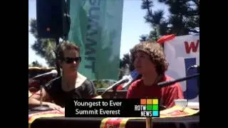Jordan Romero Returns from Everest