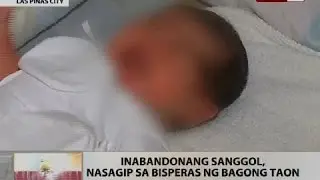 Inabandonang sanggol, nasagip sa bisperas ng bagong taon
