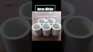 Customized BN crucibles #ceramics #materials #bn #sintering #crucible