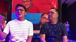 Playwright Vincent De Jesus and Director Rem Zamora for Chaning Partners The Stage Musical
