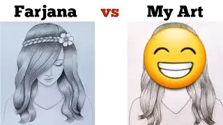 I tried to draw some artworks inspired by farjana drawing Academy| Farjana Vs My Drawing| Recreation