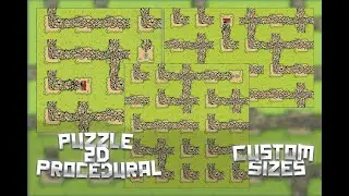 2D Procedural Puzzle Generator for Unity | Custom NxN Grids & Pixel-Art Puzzles