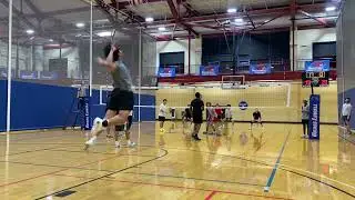 Intramural Volleyball B League Playoffs: Cho-Lei v.B vs. Gym Class Specialist (Set 1)