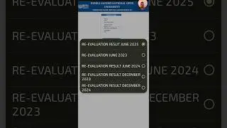 IGNOU Re-evaluation Result Jun 2025 Activate #ignoureevaluation #result2025