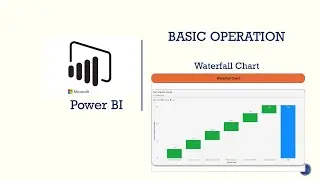 16. Power BI Waterfall Chart | Data import | Breackdown | #powerbi #dataanalysis