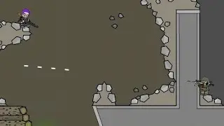 Mini Militia gameplay (Me VS a pro)